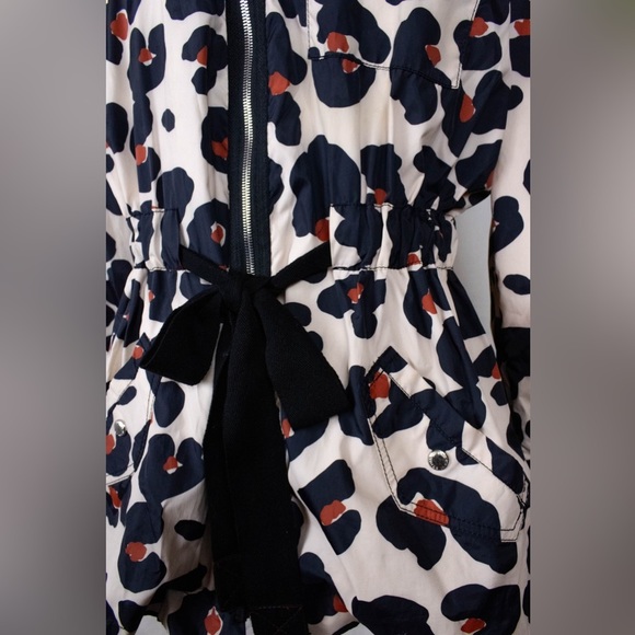 Sonia By Sonia Rykiel All Over Blossom Print / Leopard Print Rain Mac - Picture 3 of 13